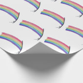 Rainbow-Pride-Flagge Geschenkpapier (Ecke)