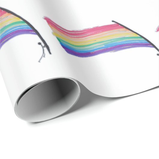 Rainbow-Pride-Flagge Geschenkpapier (Rolleneckpunkt)