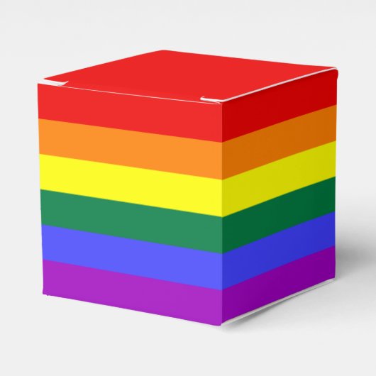 Rainbow-Pride-Flagge Geschenkschachtel (Vorderseite)