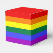 Rainbow-Pride-Flagge Geschenkschachtel (Rückseite)