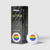 Rainbow-Pride-Flagge Golfball (Verpackungen)