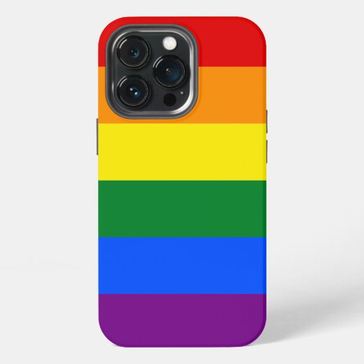 Rainbow-Pride-Flagge iPhone Hülle (Hinten)