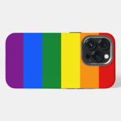 Rainbow-Pride-Flagge iPhone Hülle (Rückseite (Horizontal))