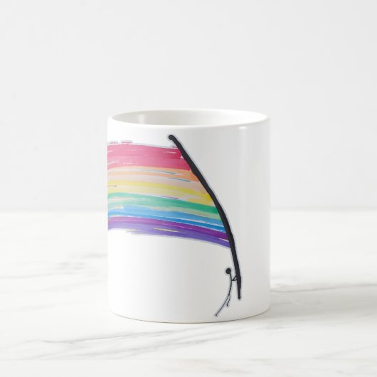 Rainbow-Pride-Flagge Kaffeetasse (Mittel)