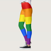 Rainbow-Pride-Flagge Leggings (Links)