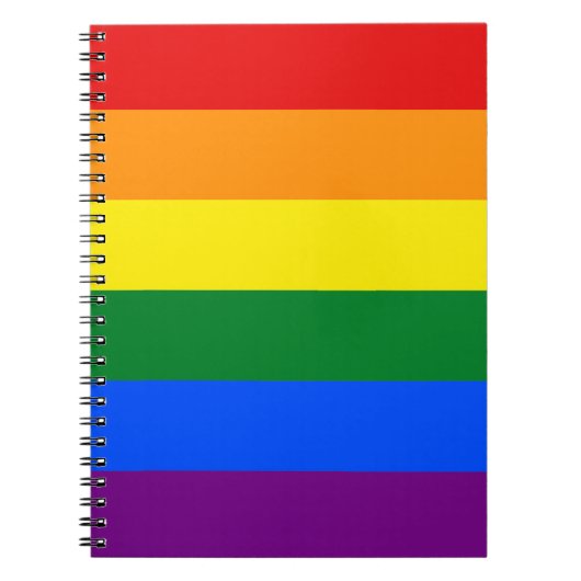 Rainbow-Pride-Flagge Notizblock (Vorderseite)