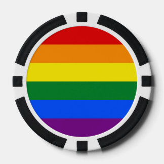 Rainbow-Pride-Flagge Pokerchips