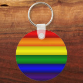 Rainbow-Pride-Flagge Schlüsselanhänger (Vorderseite)