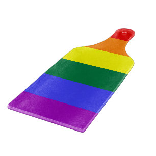 Rainbow-Pride-Flagge Schneidebrett