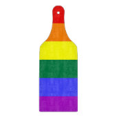 Rainbow-Pride-Flagge Schneidebrett (Vorderseite)
