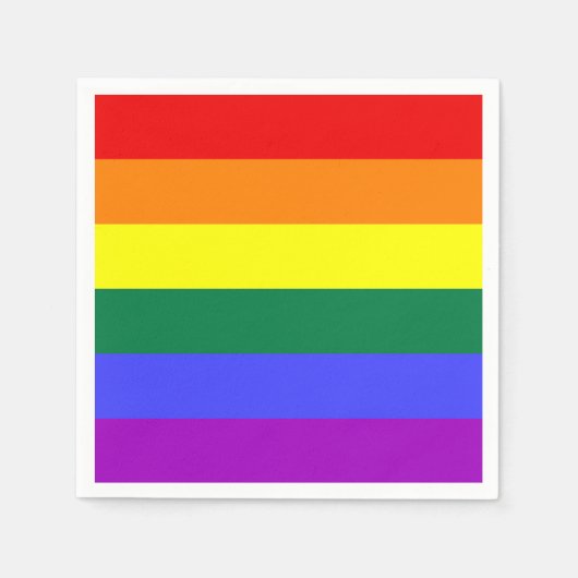 Rainbow-Pride-Flagge Serviette (Vorderseite)