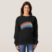 Rainbow-Pride-Flagge Sweatshirt (Vorne ganz)
