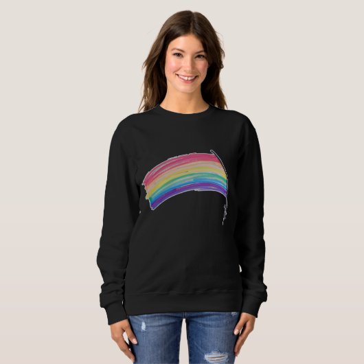 Rainbow-Pride-Flagge Sweatshirt (Vorne ganz)