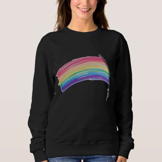 Rainbow-Pride-Flagge Sweatshirt (Vorderseite)