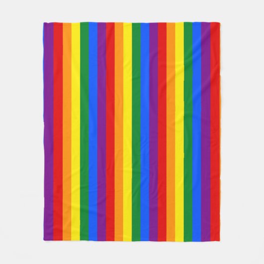 Rainbow Pride Fleecedecke (Vorderseite)