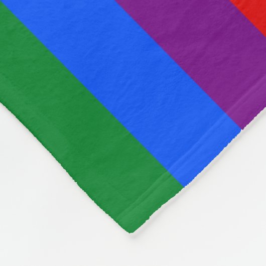 Rainbow Pride Fleecedecke (Ecke)