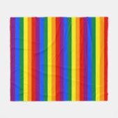 Rainbow Pride Fleecedecke (Vorderseite (Horizontal))