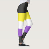 Rainbow Pride für nichtbinäre Flag Leggings (Rechts)