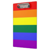 Rainbow Pride Gay Flag Klemmbrett (Links)