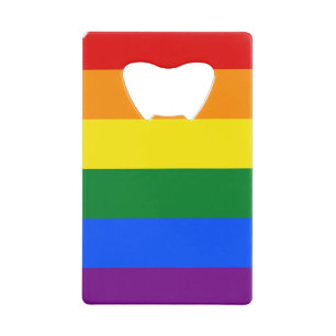 Rainbow Pride Geldbeutel Flaschenöffner