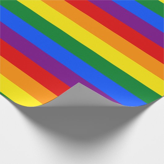 Rainbow Pride Geschenkpapier (Ecke)