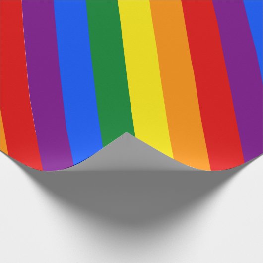 Rainbow Pride Geschenkpapier (Ecke)
