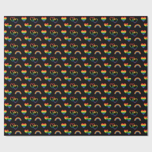 Rainbow Pride Geschenkpapier (Flach)