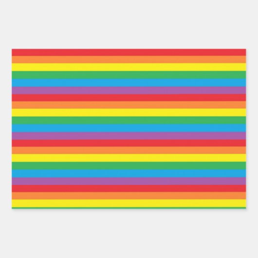 ‚Rainbow Pride‘  Geschenkpapier Set (Vorderseite 3)