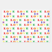 ‚Rainbow Pride‘ Geschenkpapier Set (Vorderseite 2)