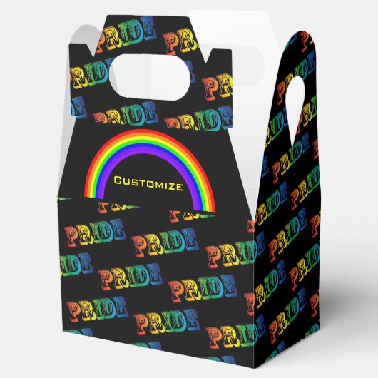 Rainbow Pride Gevor Box Geschenkschachtel (Geöffnet)