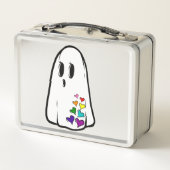 Rainbow Pride Ghost Metall Brotdose (Rückseite)
