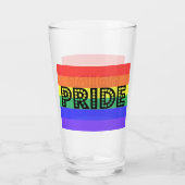 Rainbow Pride Glas (Rückseite)