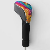 Rainbow Pride Golf Headcover (angewinkelt)