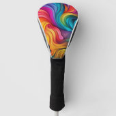 Rainbow Pride Golf Headcover (Vorderseite)