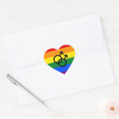 Rainbow Pride Heart Sticker (Umschlag)