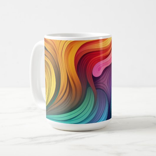 Rainbow Pride Kaffeetasse (Vorderseite Links)