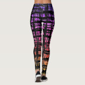 Rainbow Pride Karo Leggings (Rückseite)