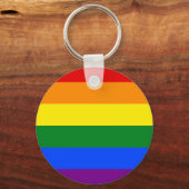 Rainbow Pride Keyring Schlüsselanhänger (Vorderseite)
