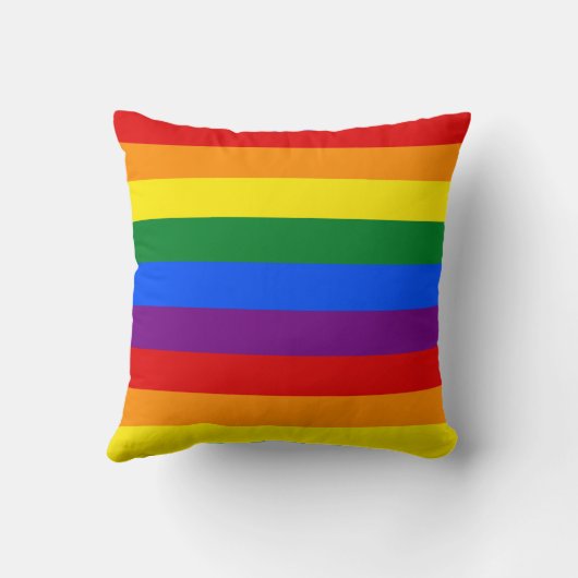 Rainbow Pride Kissen (Rückseite)