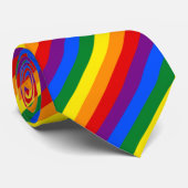 Rainbow Pride Krawatte (Gerollt)