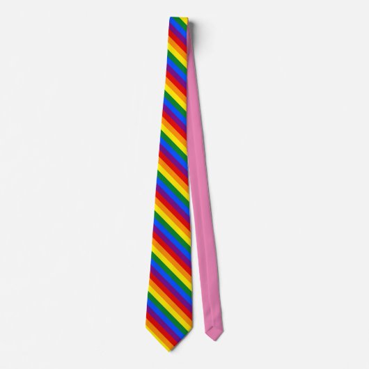 Rainbow Pride Krawatte (Vorderseite)