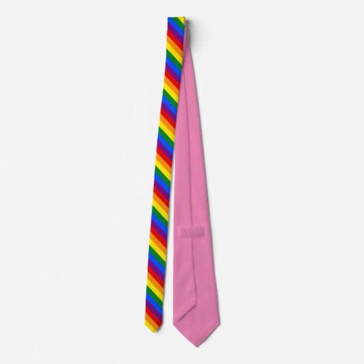 Rainbow Pride Krawatte (Rückseite)