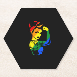 Rainbow Pride LGBT T - Shirt Untersetzer