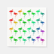 Rainbow Pride LGBTQ Flamingos Muster