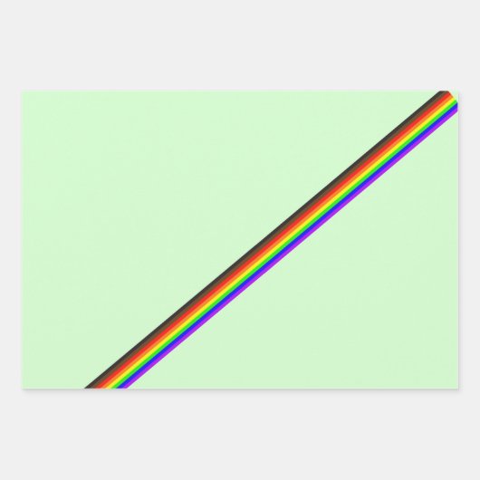 Rainbow Pride Lgbtq+ Geschenkpapier Set (Vorderseite 3)