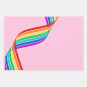 Rainbow Pride Lgbtq+ Geschenkpapier Set (Vorderseite)