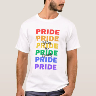 Rainbow Pride LGBTQ-Kampf für Gleichheit und T - S T-Shirt