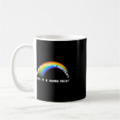 Rainbow Pride LGBTQ - Liebe ist ein Menschenrecht Kaffeetasse (Links)