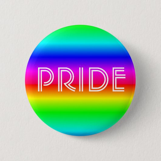 Rainbow Pride LGBTQIA Button (Vorderseite)