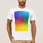 Rainbow Pride Liebe Chic Typografy Personalisiert T-Shirt (Vorderseite)
